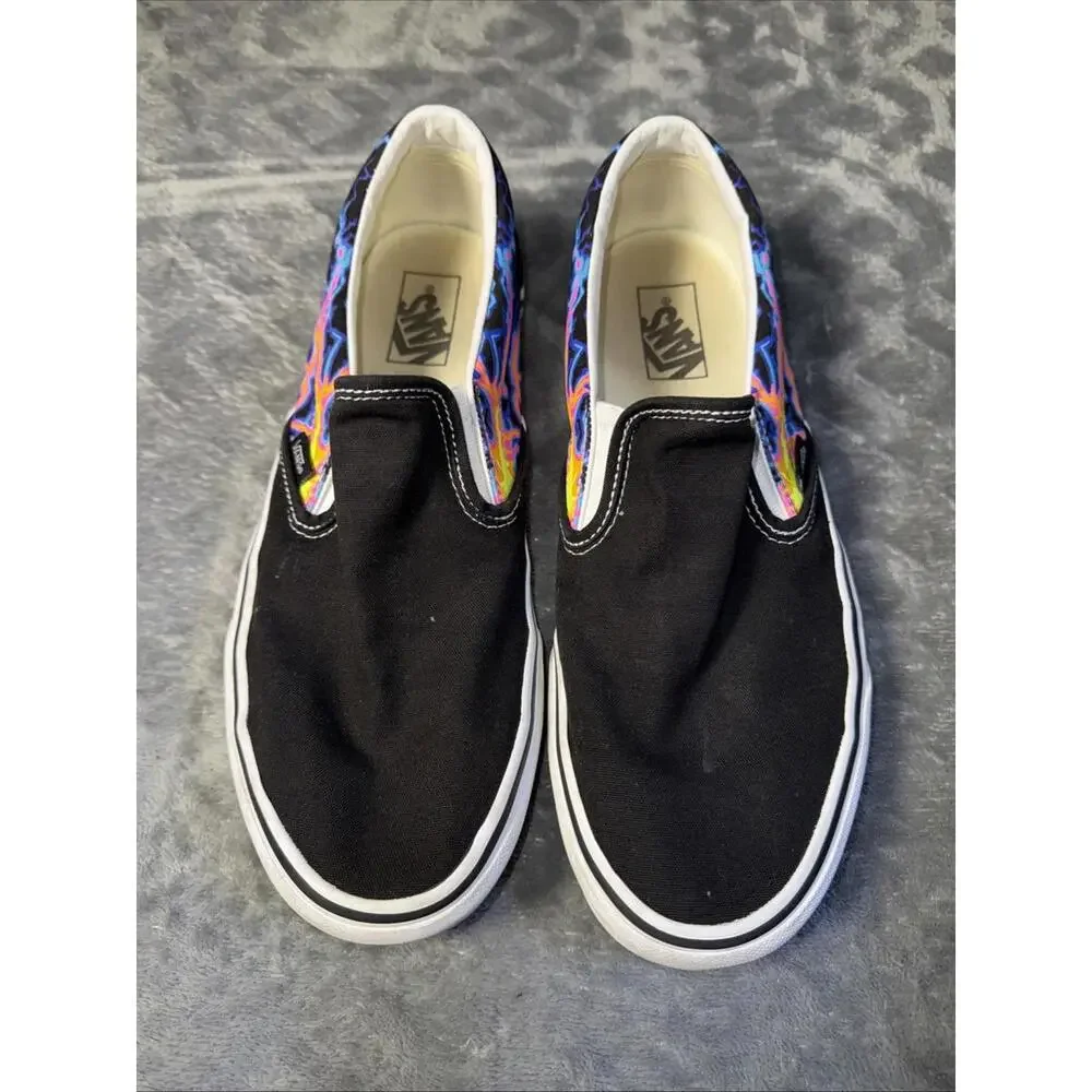 Vans Classic Slip On Electric Flame size 11 mens - Picture 1 of 13